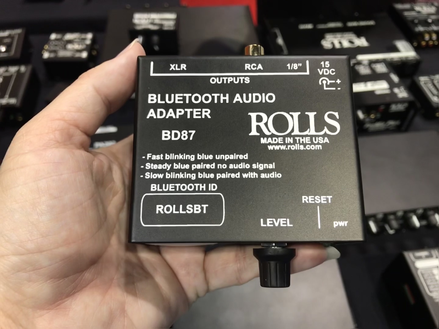 BD87 Bluetooth Audio Adapter by Rolls